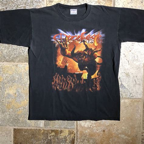 Band Tees Vintage 2002 Ozzfest Tour Tee Rob Zombie Ozzy Osbourne Grailed