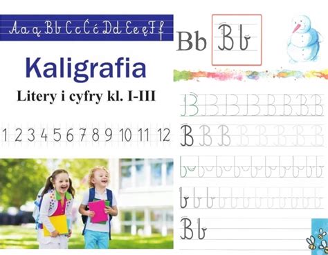 Kaligrafia Litery I Cyfry Dla Klas Nauka Pisania I Liczenia Sbm