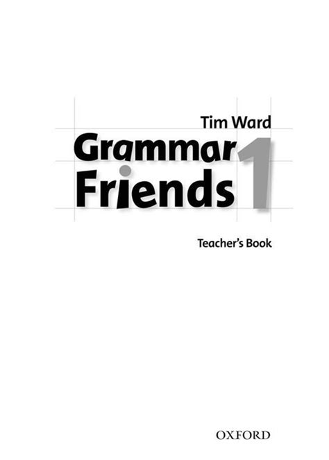 Grammar Friends Level 1: Teacher’s Book – Kashanah