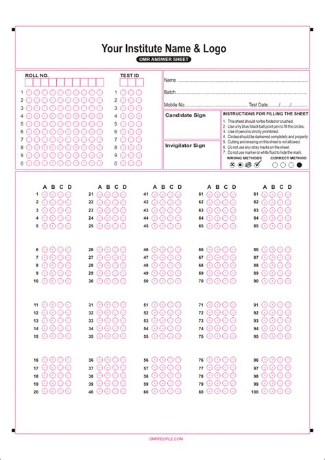 Omr Sheet Checker Software Omr Scanner Omr Software