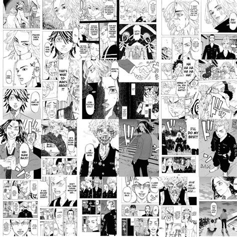 150 Pcs Tokyo Revengers Manga Panels Wall Collage Kitanime Etsy