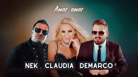 Nek Claudia Si DeMarco Amar Amar Videoclip YouTube