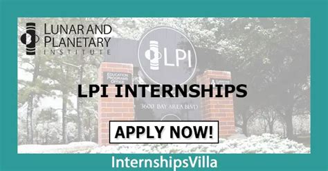 Lpi Internship Latest Summer Opportunities