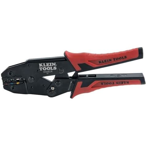 Pince Sertir Klein Tools Awg Bornes Isol Es Cr Rouge