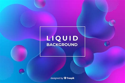 Free Vector Liquid Background