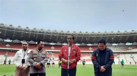 Pemain Timnas U Curhat Ke Jokowi Ingin Kuliah Hingga Masuk Tni Polri