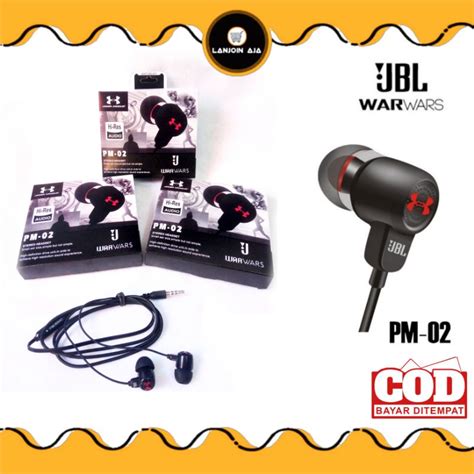 Jual Headset Handsfree Jbl Pm Warwars With Mic Indonesia Shopee