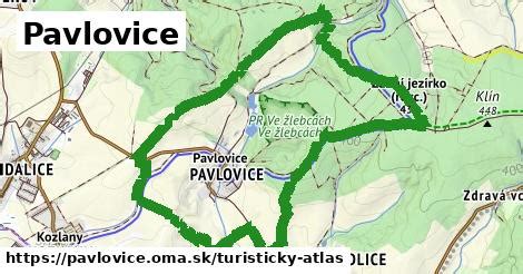 Turistick Mapa Pavlovice Oma Sk