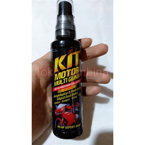 Jual Semprot Kilat Motor Multi Guna 100 Ml Shine Kit Silicone Spray