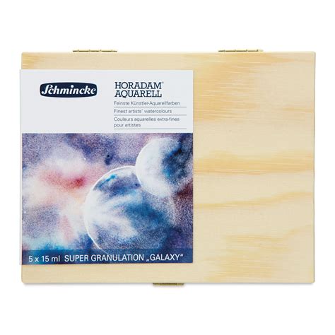 Schmincke Horadam Aquarell Supergranulation Galaxy Artists Watercolor Paint Set 5x5 Ml