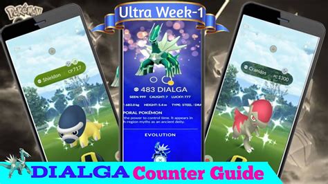 *SHINY DIALGA* Counter Guide!100 IVs, Moveset & Weakness- Dragon Steel Raid Boss|Ultra Unlock ...