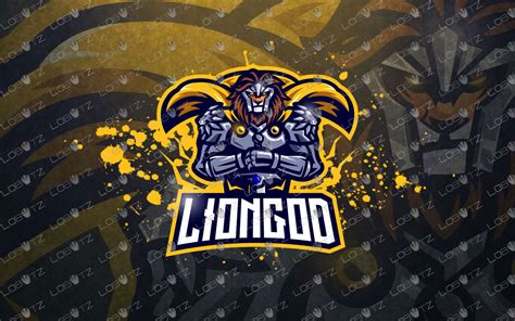 Lion Knight Mascot Logo | Lion Knight eSports Logo For Sale - Lobotz LTD