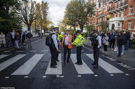 Just Stop Oil Protestors Block Traffic On Famous Abbey Road Crossing In