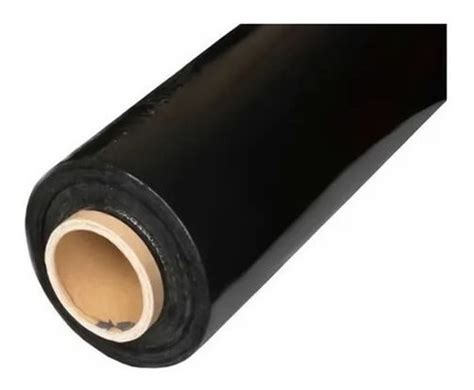 Pack 6 Rollos Alusa Film Stretch Negro Para Embalaje 350 Mts Cuotas