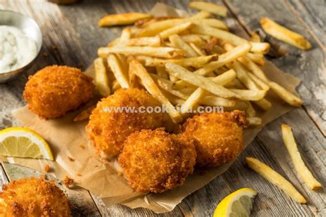 Deep-fried Scallops - Easy Breaded Fried Scallops Recipe - CookSifu ...