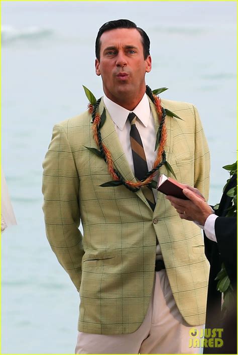 Jon Hamm: 'Mad Men' Beach Wedding Scene!: Photo 2744940 | Jon Hamm, Mad ...