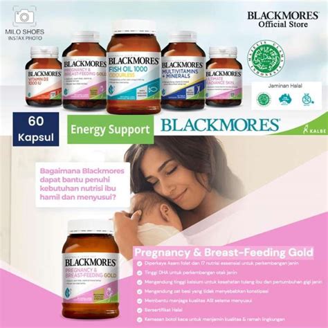 Jual Blackmores Pregnancy Breast Feeding Gold Vitamin Ibu Hamil Di