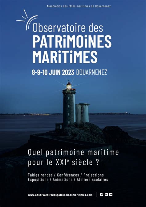 Observatoire Des Patrimoines Maritimes Office De Tourisme De Douarnenez