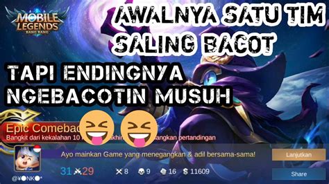 Epic Comeback Terbaik Mobile Legends YouTube