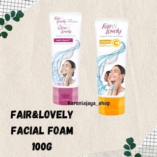 Jual FAIR LOVELY GLOW LOVELY FACIAL FOAM 100G Shopee Indonesia