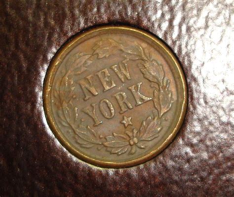 Indian Head New York Civil War Token Error Degree Ccw