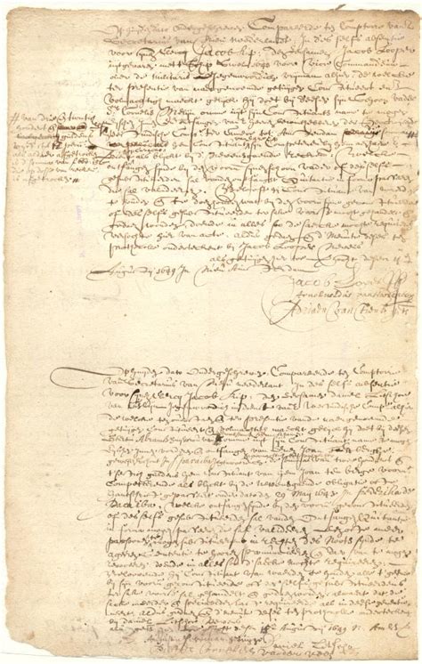 Document Power Of Attorney From Jacob Loper To Cornelis Melyn To