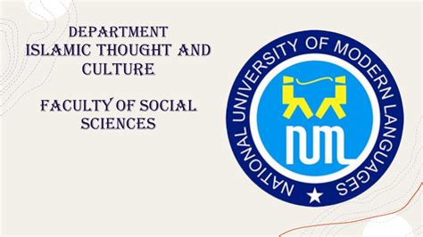 NUML UNIVERSITY | Department | NUML