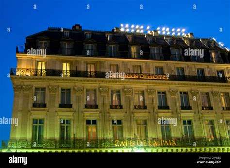 Le Grand Hotel, Paris, France Stock Photo - Alamy