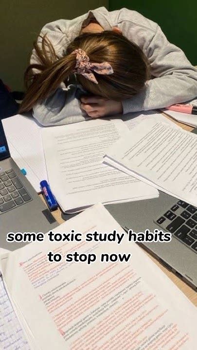 Some Toxic Study Habits To Stop Now Viral Shorts Trending