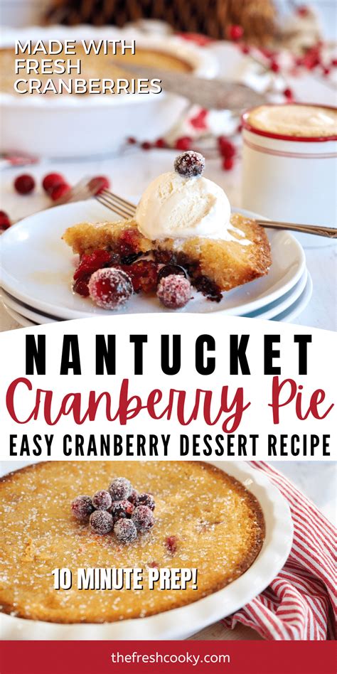 Nantucket Cranberry Pie Easy Cranberry Dessert Recipe Easy