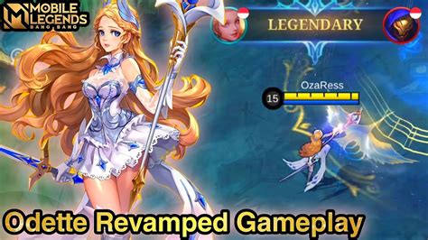 Odette Revamped Gameplay Mobile Legends Bang Bang Youtube