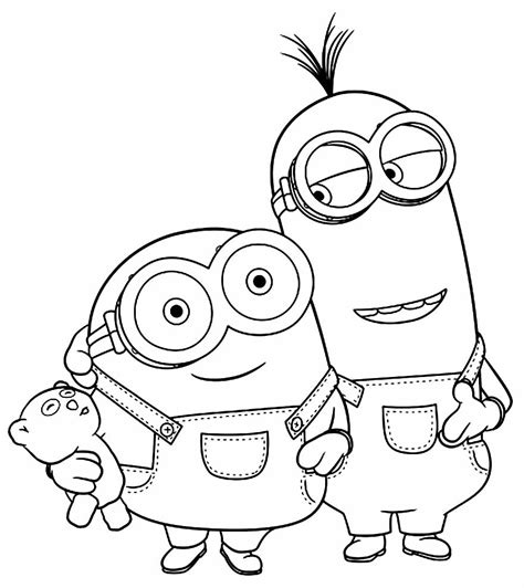 50 Desenhos Dos Minions Para Colorir Como Fazer Em Casa Cute Easy