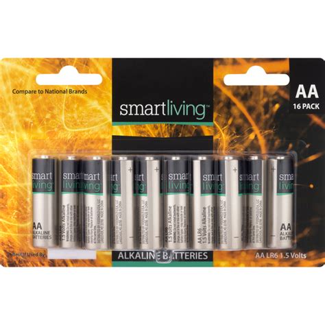 Save On Smart Living Alkaline Batteries Size Aa Order Online Delivery Martin S