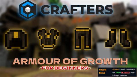 Armor Of Growth In Craftersmc Best Armour For Beginners In