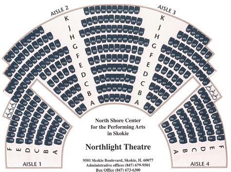 Seating Charts - North Shore Center For The Performing Arts