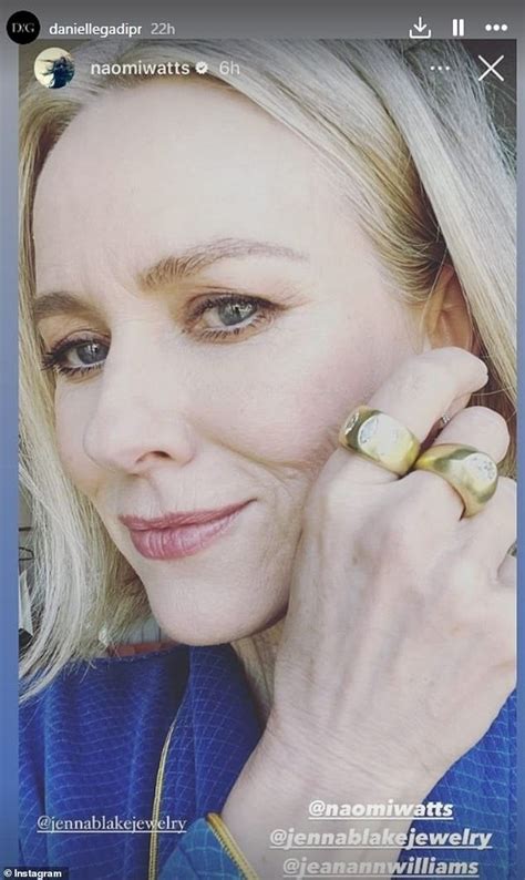 Naomi Watts Flaunts 54k Worth Of Rings Following Tribute To Friend