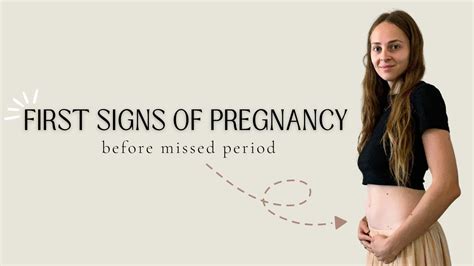 First Signs Of Pregnancy Before Missed Period First Weeks Of