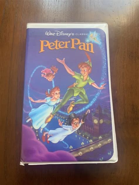 WALT DISNEY PETER Pan Classic Black Diamond Edition VHS Original