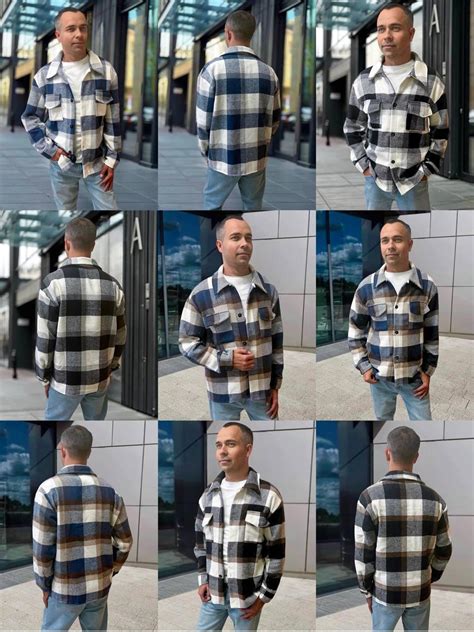 Мужская теплая рубашка в клетку размер M, L, XL | Байковые мужские ...