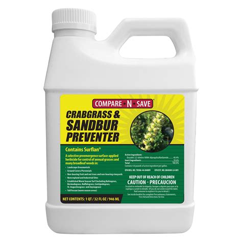 Compare Nsave Crabgrass And Sandbur Preventer 32 Ounce