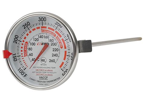 Candy/Deep Fryer Thermometer With 12" Probe (100-500F) in Thermometers from Simplex Trading ...