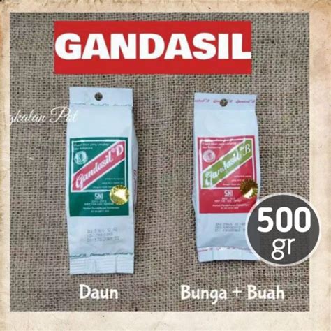 Jual Pupuk Gandasil B Dan D 500 Gram Pupuk Daun Bunga Buah