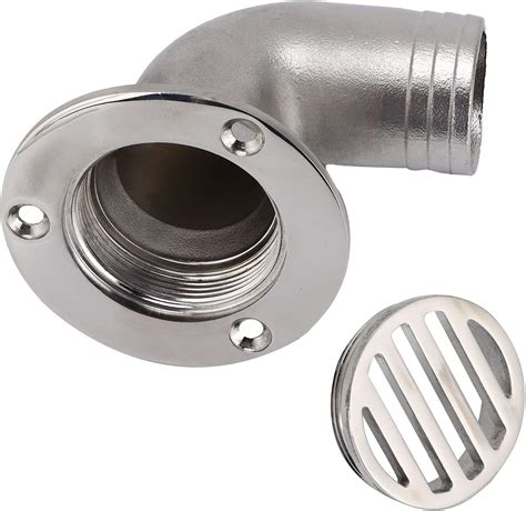 Deck Drain 90 Degree Deck Drain Scupper 1 5in Od 316 Stainless Steel Plumbing Fittings For