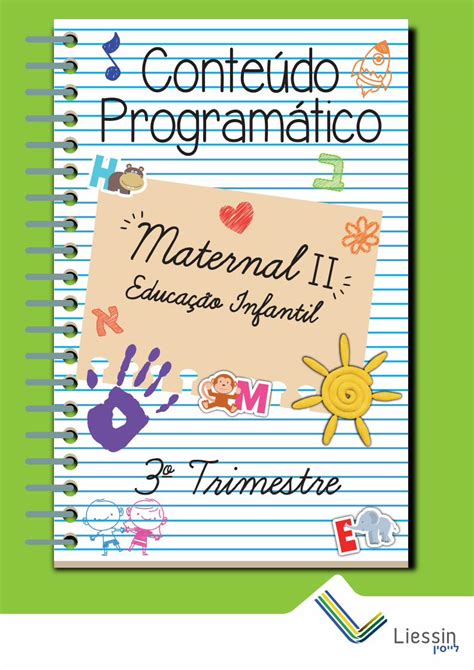 PDF Conteúdos e Objetivos Maternal II 3º Trimestreliessin br