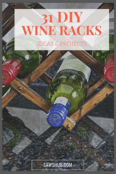 31 Free DIY Wine Rack Ideas and Plans You Can Make | SawsHub