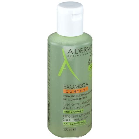 A Derma Exomega Control Gel Lavant Mollient Corps Et Cheveux En