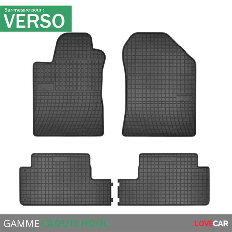 Tapis Voiture Toyota Verso Syst Me Antid Rapant Autogrip Lovecar