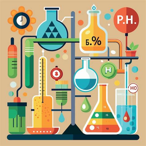 Escala De Ph Infográfica Escala De Equilíbrio ácido Base Para Análise