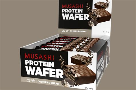 Musashis Protein Wafer Now Comes In A Traditional Cookies And Cream