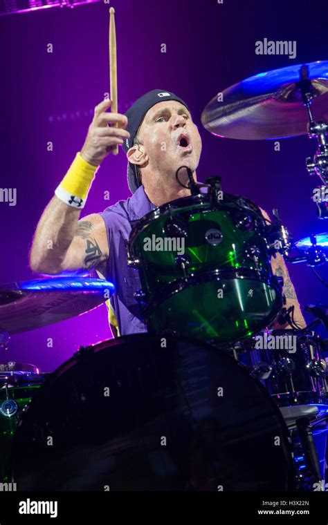 Turin Italy October The American Rock Band Red Hot Chili Peppers Performs Live At Pala